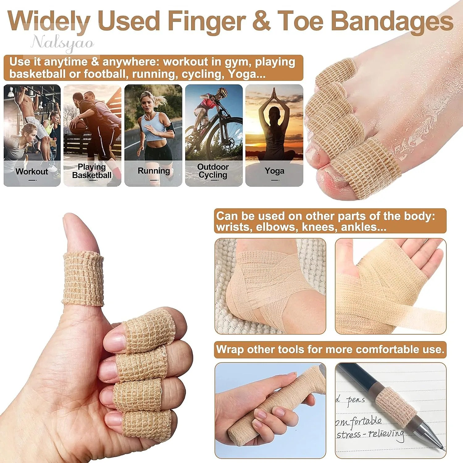 رباط إصبع القدم الكبير المرن ذ - مراجعة Wrist Wrap Support وسعره