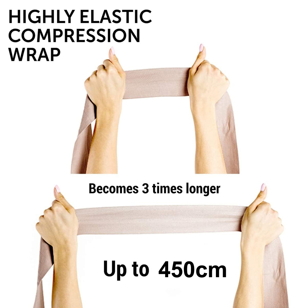5 لفات ضمادة ضغط مرنة مع خطافا - مراجعة Wrist Wrap Support وسعره