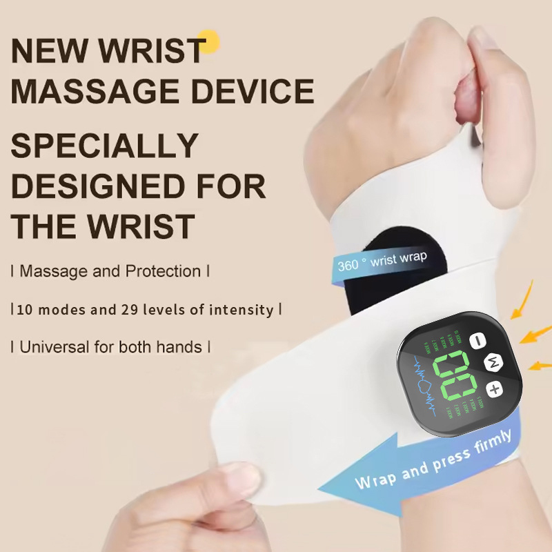 EMS الكهربائية اليد المعصم مدل - مراجعة Wrist Wrap Support وسعره