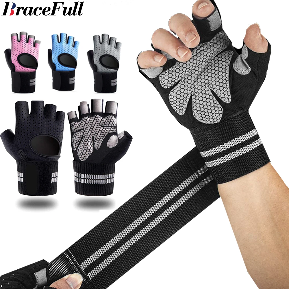 زوج واحد من قفازات اللياقة الب - مراجعة Wrist Wrap Support وسعره