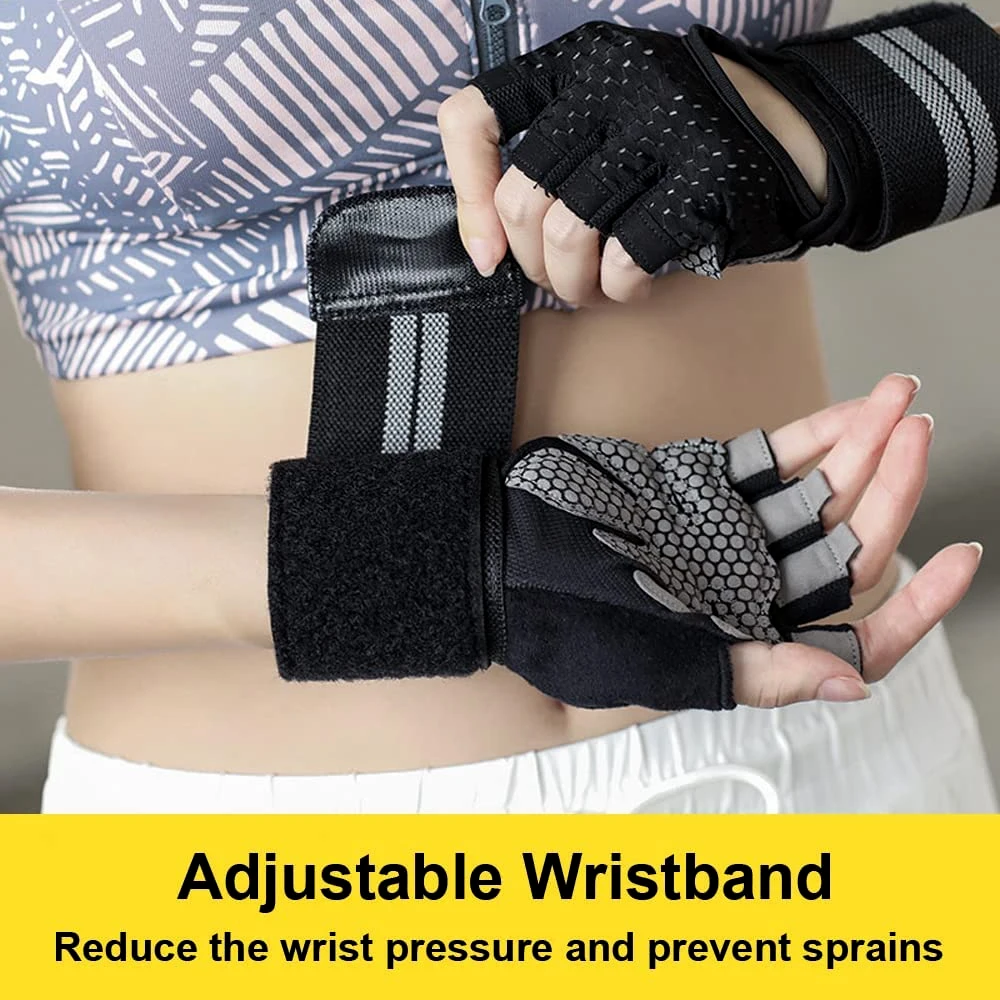 زوج واحد من قفازات اللياقة الب - مراجعة Wrist Wrap Support وسعره